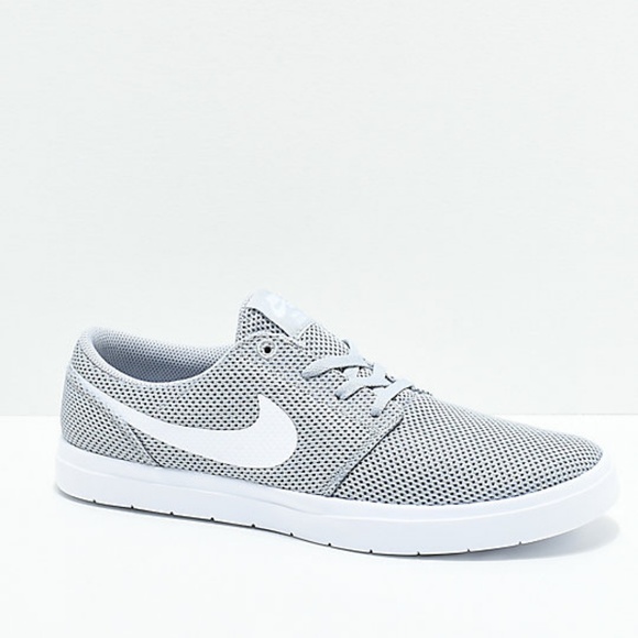 Nike Other - Nike SB Portmore II Ultralight Grey & White Shoes